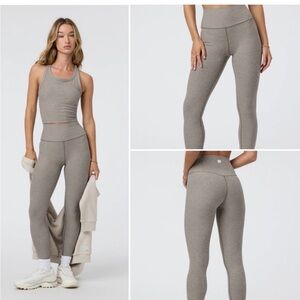 Vuori Cobblestone Heather Clean Elevation Leggings